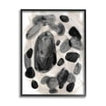 thumbnail image 2 of Stupell Industries Shades of Grey Abstract Organic Shapes Watercolor Gray Framed by Daphne Polselli, 2 of 5