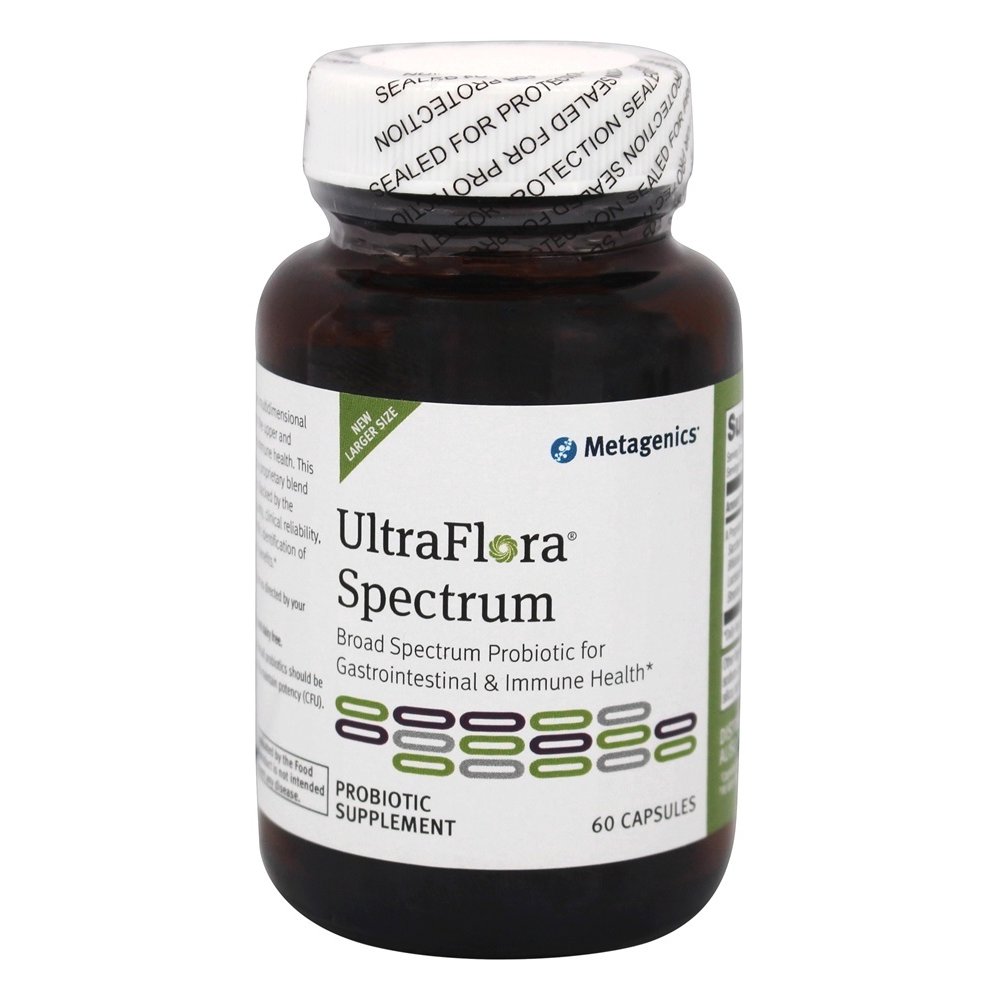 Metagenics UltraFlora Spectrum Probiotic Supplement 60 Capsules