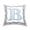 B, variant on Stupell Industries Polka Dot Blue Letter M Square Decorative Printed Throw Pillow, 18 x 18