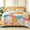 Pastel Cartoon Kitten, variant on Davulos Bedspreads for King Size Bed,3 Piece Dog Paw Pattern Patchwork Quilt Set,Soft Microfiber Farmhouse Rustic Coverlet Bedding Sets for All Season