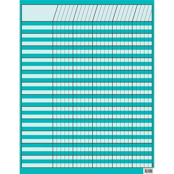 Creative Teaching Press CTP5105-6 Turquoise Incentive Chart - 6 Each
