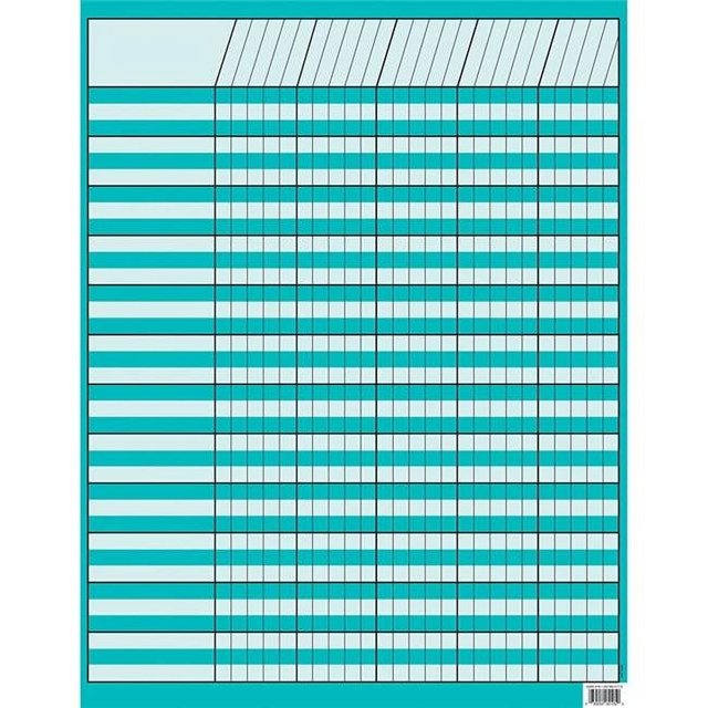Creative Teaching Press CTP5105-6 Turquoise Incentive Chart - 6 Each