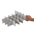 thumbnail image 5 of Simplify Plastic 7.48 Gallon Christmas Storage Stripe Design 60 Ornament Storage Bins, Red, 5 of 7