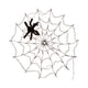 thumbnail image 2 of Cadena de luces telaraña para interiores y exteriores, decoración de Halloween para patios y jardines violeta, 2 of 9