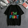 thumbnail image 7 of Artsadd Funny Couple T-Shirt, I Love to Finger Paint, I’m Paint, Painting Meme His and Hers Valentine's Day Matching Couple T-Shirt, 7 of 7