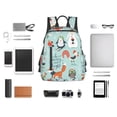 thumbnail image 6 of Daiia Christmas Winter Animals School Backpack for Men and Women Lightweight Backpack Durable Backpack Water-Resistant,Travel,Work Bag, 6 of 9
