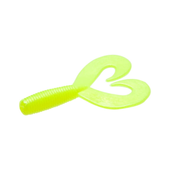 Zoom Fat Albert Twin Tail Grub Chartreuse Pearl