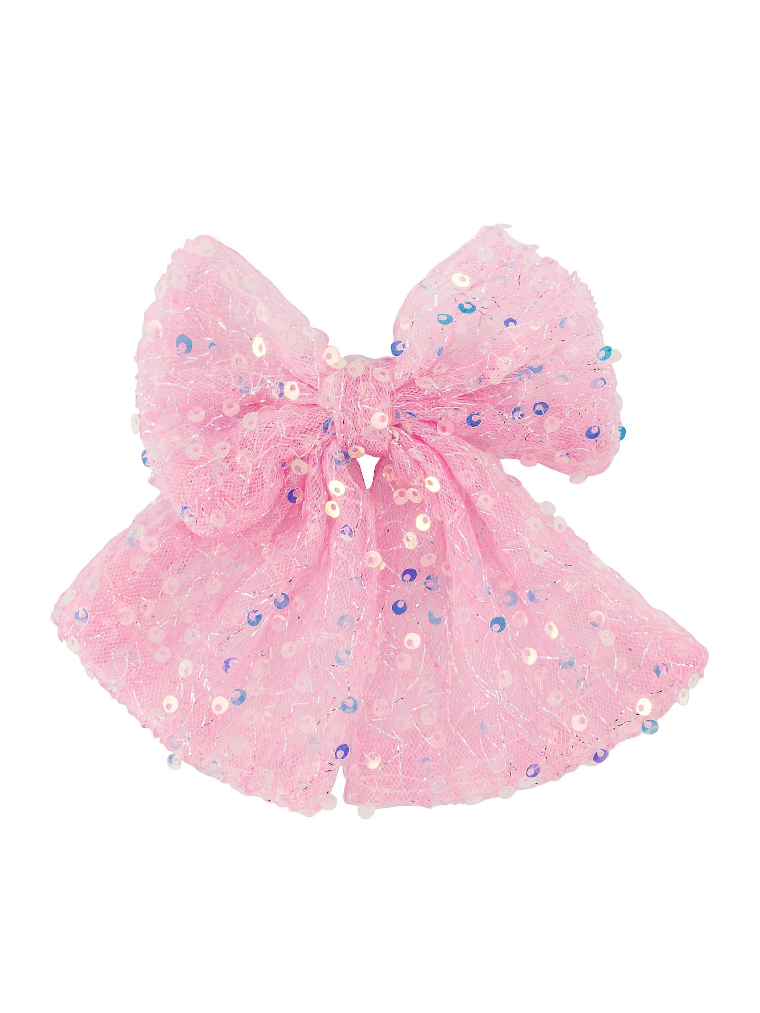 Claire's Hair Jumbo Sequin Bow - Pink