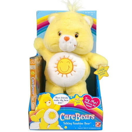 Care Bears: Talking Funshine Bear With DVD