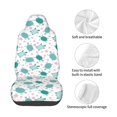 thumbnail image 4 of Wukai Sea Turtle Full Set Car Seat Covers with Soft Padding Universal Auto Front Seats Protector and Cushion Mat, 4 of 5