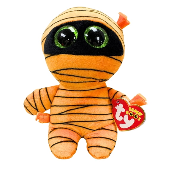 TY Beanie Boos - MASK the Orange Mummy (Glitter Eyes) (Regular Size - 6 inch)