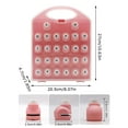 thumbnail image 2 of Alphabet Paper Punch Set - 26 PCS Classroom Embossing Machine with Protective Cover, 2 of 3