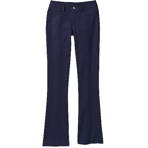 faded glory women's ponte bootcut pants petite