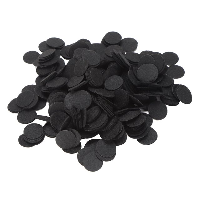 500 piezas redondas no tejidas DIY fieltro manualidades tela escamas accesorios Chip decoración del cabello 25mm