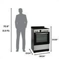 thumbnail image 3 of Equator 24" Electric Cooking Range 4 Ceramic Burner CONVECTION OVEN+AIR FRYER SS, 3 of 10