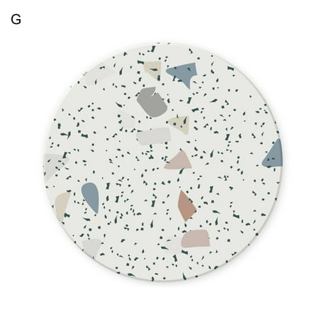 

Meizhencang Multi-use Good Absorption Cup Coaster Diatomaceous Earth Adorable Cartoon Pattern Cup Mat for Home