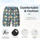 thumbnail image 3 of Fotbe Eggs Toast Bacon And Arugula Traje de Baño para Hombre – Shorts de Natación de Secado Rápido con Forro y Bolsillos-Small, 3 of 6