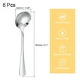 thumbnail image 2 of 6uds Cuchara de Sopa de Acero Inoxidable Unique Bargains 6 Pulgada Plata, 2 of 7
