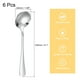 thumbnail image 2 of 6uds Cuchara de Sopa de Acero Inoxidable Unique Bargains 6 Pulgada Plata, 2 of 7
