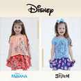 thumbnail image 3 of Disney Lilo & Stitch Square Neck T-Shirt and Skirt Outfit Set Toddler to Big Kid, 3 of 4