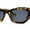 Tortue Noire, variante sur Lunettes de Soleil Oeil de Chat Épaisses en Plastique pour Femmes Beige Écaille Noir
