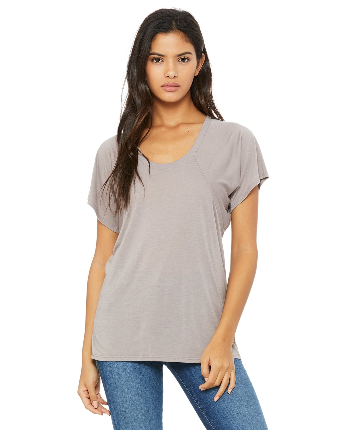Bella Canvas Ladies Flowy Raglan T Shirt B8801 Walmart