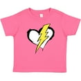 thumbnail image 3 of Inktastic Lightning Bolt Heart Boys or Girls Baby T-Shirt, 3 of 5