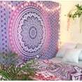 thumbnail image 3 of Gypsie Blu Mandala Twin Hippie Wall Tapestry Boho Wall Hanging Beach Bedspread Living Room Decor Bedsheet Tapestries, 3 of 3