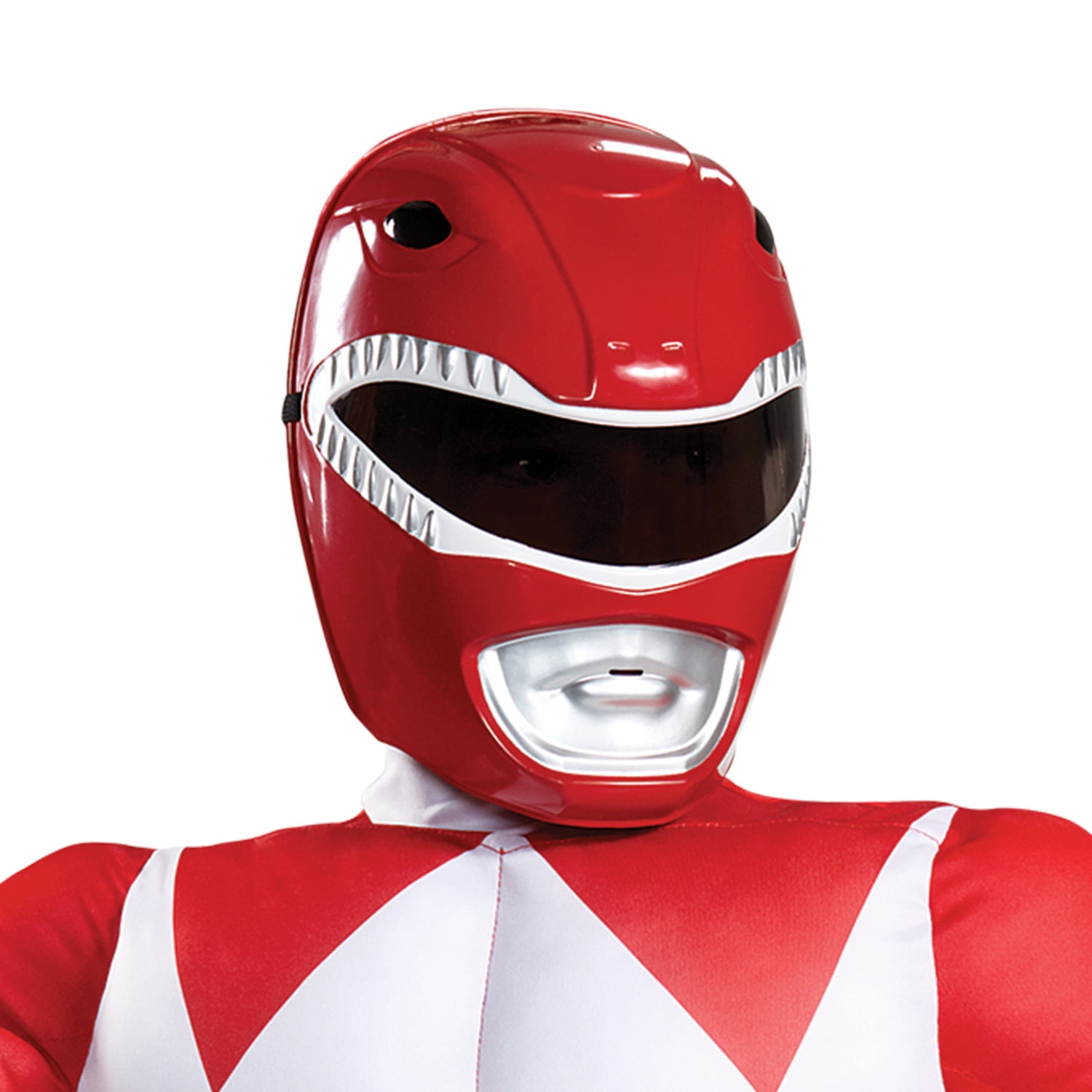 Power Rangers - Mighty Morphin Red Ranger Halloween Costume for Children, Boys Size M (8), by Disguise