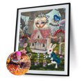 thumbnail image 1 of Cuadros Decorativos Kit de pintura de diamante DIY 5D de dibujos animados de ojos grandes Alice Girl taladro redondo completo (B5645) Ehuebsd embutido en tela, 1 of 8
