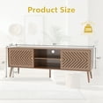 thumbnail image 2 of TV Stand for TV up to 70 Inch, Mid Century Modern TV Console, Entertainment Center with Storage for Living Room, 2 of 7