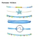 thumbnail image 2 of 2 juegos de pulseras para niñas adolescentes y mujeres, pulseras de cuerda impermeables, tobilleras de playa de verano, pulsera tejida, 2 of 5