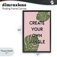 thumbnail image 4 of Stupell Industries Contemporary Create Your Own Jungle Black Floating Frame Canvas Art, 17 x 25, by Martina Pavlova, 4 of 8