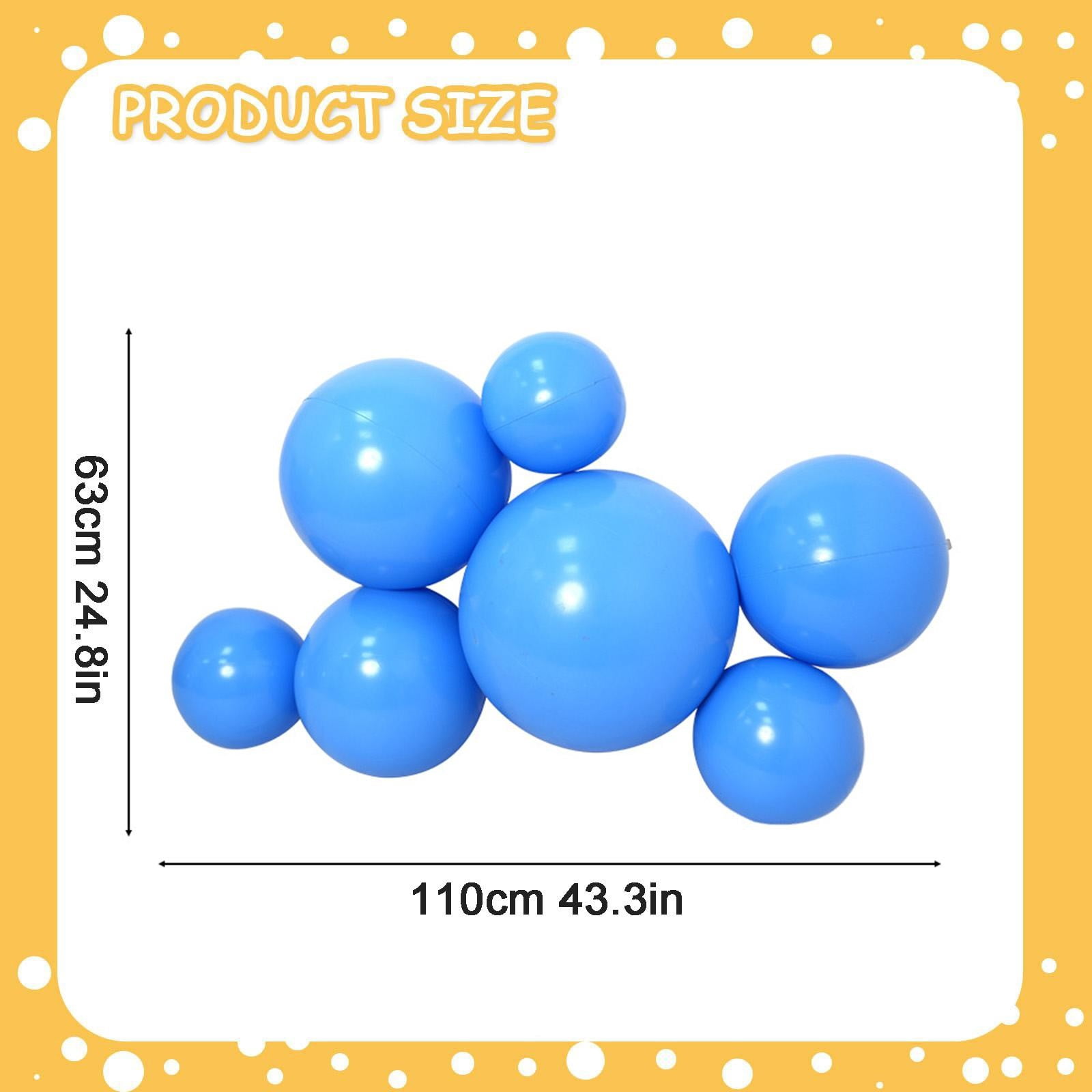 Reusable Inflatable Balloon Garland Arch Kit, Pvc Party Decoration With Elastic Band, Quick & Easy To Inflate And Set Up, Inflatable Pvc Garland, Party Decoration For Birthdays, Weddings, 43.3x24.8"