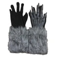 thumbnail image 3 of Guantes de hombre de Halloween disfrazarse de juegos de roles discotecas fiesta de vinilo portátil Gris jinwen Guantes de hombre lobo, 3 of 8