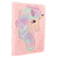 thumbnail image 1 of Fuzzy Notebooks For Girls Plush Notebook Shape Daily Use 21.5X14.8Cm 1Pcs, 1 of 4