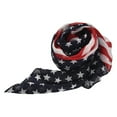 thumbnail image 5 of Women Girl Scarves American Flag US Flag Patriotic Theme Scarves G3923, 5 of 6