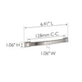 thumbnail image 3 of Design House Devan 5" Center-to-Center Satin Nickel Kitchen Cabinet or Furniture Pulls, 10-pack, 3 of 14