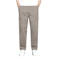 thumbnail image 3 of PNTUTB Chino Pants for Mens Straight Leg Trousers Basic Classic Office Workwear Daily Casual Loose Comfort Pants with Multiple Pockets, 3 of 7