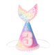 thumbnail image 1 of KAKOWELY gorro de cola de sirena con lentejuelas para cumpleaños de niños, ideal para fiestas., 1 of 5