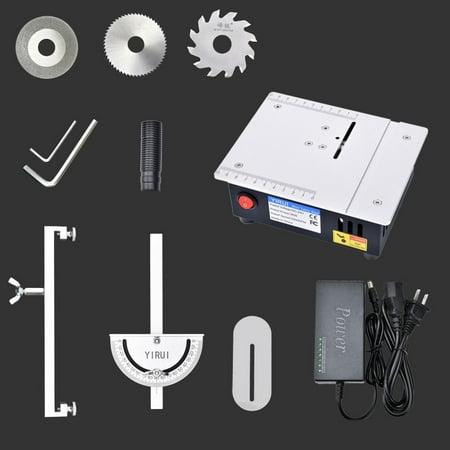 

Homeex Aluminum Alloy Mini Table Saw DIY Small Cutting Machine C US
