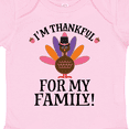 thumbnail image 4 of Inktastic Thanksgiving Girl Turkey Thankful For Family Girls Baby Bodysuit, 4 of 5