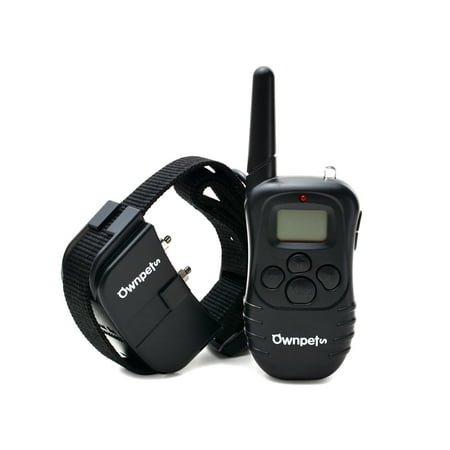 - Ownpets 330 Yard Dog Training Collar Remote with 4 Modes Static Shock Vibration Beep Light