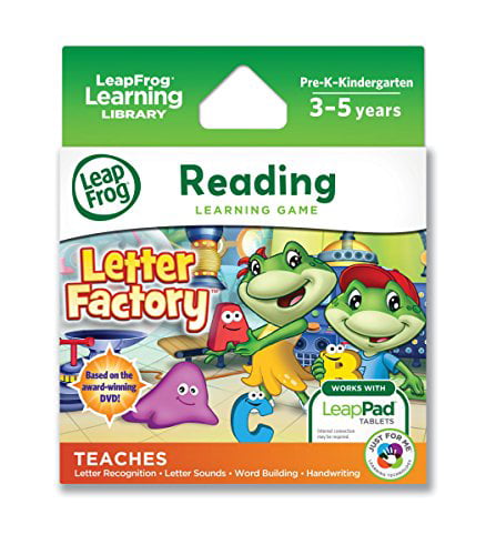 LeapFrog LeapPad Leapster Explorer Learning Reading Game Letter Factory 