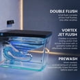 thumbnail image 5 of Concorde One Piece Smart Toilet 1.28 GPF in Matte Black with Heated Bidet, Air Drying, Night Light, Foot Sensor, 5 of 13