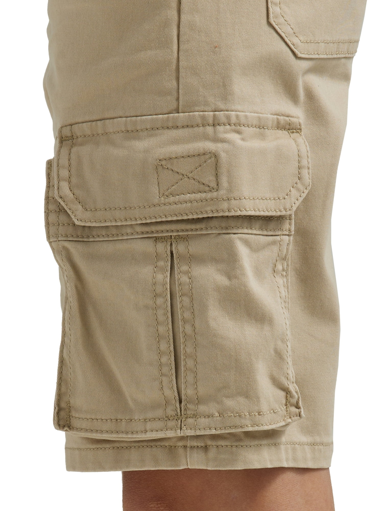 Wrangler® Boy's Straight Fit Cargo Short with Stretch and Adjust-to-Fit Waistband, Sizes 4-18 & Husky