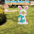 thumbnail image 3 of Easter Bunny Face Yard Stake, Easter Egg Hunt Party Decor, 3 of 6