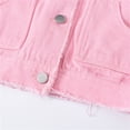 thumbnail image 6 of KyCheLot Jean Jackets for Women Plus Size Button Sleeveless Denim Jackets Casual Outdoor Jean Tops with Pockets, 6 of 8