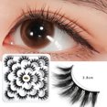 thumbnail image 1 of NARABB 10 Pairs Of Lotuses With 5D Mink False Eyelashes And Natural Dense Eyelashes, 1 of 9
