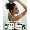thumbnail image 2 of Ear Buds Wireless Earbuds 96hrs Playback Bluetooth Headphones IPX7 Waterproof Stereo Bass Over-Ear Earphones with Earhooks Microphone LED Battery Display for Sports/Workout/Gym/Running Black, 2 of 7
